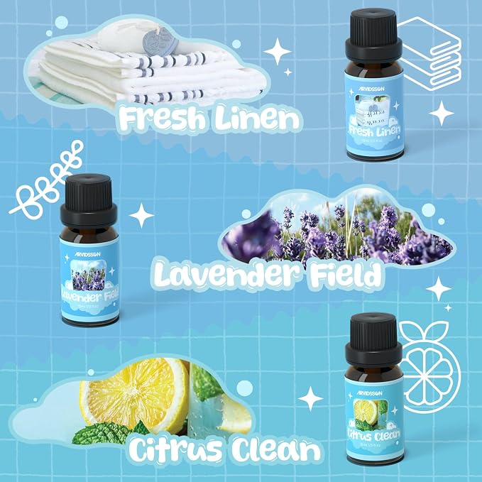 ARVIDSSON Laundry Collection Essential Oil Set, Natural Clean Essential Oils - Image 3