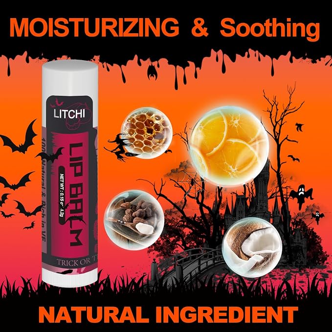 Yopela 76 Pack Halloween Natural Lip Balm Bulk - Image 4