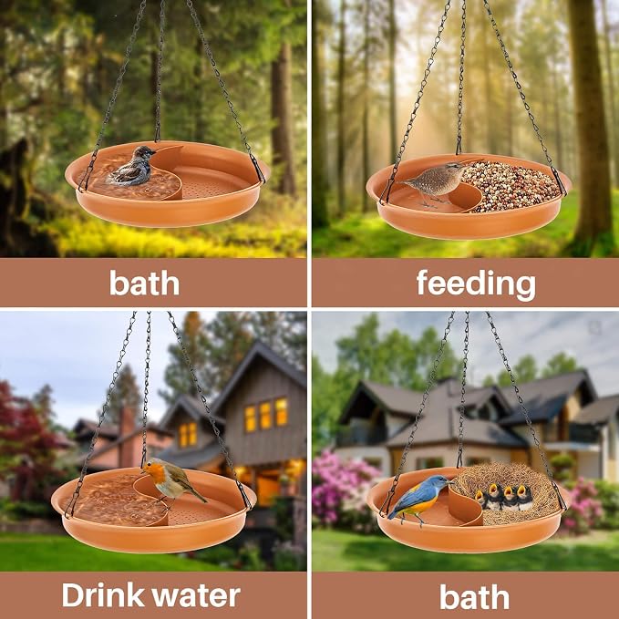 CARGEN Hanging Bird Bath for Outdoors - Image 6