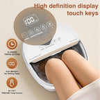 Pedicure Foot Spa with Bubble and Heat, Collapsible Foot Soaking Tub with - Image 4