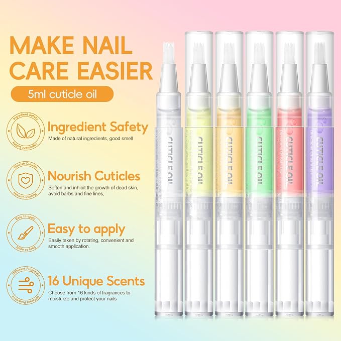 COSCELIA 16 PCS Cuticle Oil Pen - Image 4