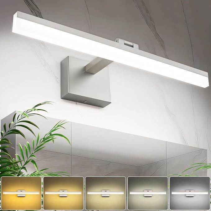 SOLFART Bathroom Vanity Light 40-Inch: 5CCT Dimmable Brushed Nickel Led - Image 4