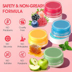 Lip Mask Set, Overnight Treatment Lip Care, Moisturize & Nourish Lip Butter Balm - Image 5