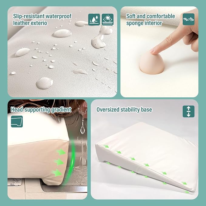 Wibeelee Hair Washing Station for Kids Waterproof Shampoo Foam Mat - Image 3