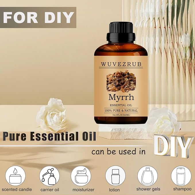 Myrrh Essential Oil - 240ML Pure and Natural - Image 3