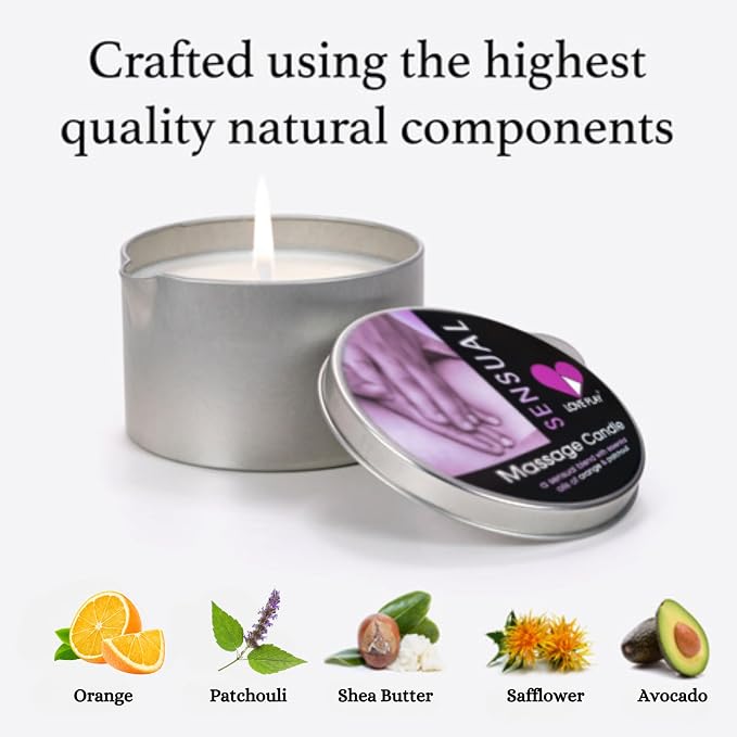 LOVE PLAY Massage Oil Candle for Home SPA - Image 2