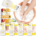 Pedicure Kit Foot Soak Set: Bubble Salt, Sugar Scrub, Massage Mask, Massage by nbcBeautiLab