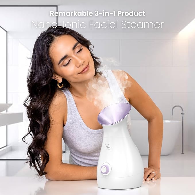 NanoSteamer Large 3-in-1 Nano Ionic Facial Steamer - Image 5