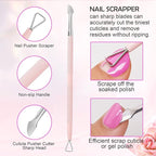Makartt Cuticle Trimmer with Cuticle Pusher, Nail Scraper - Image 5