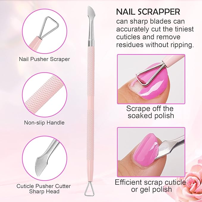 Makartt Cuticle Trimmer with Cuticle Pusher, Nail Scraper - Image 5