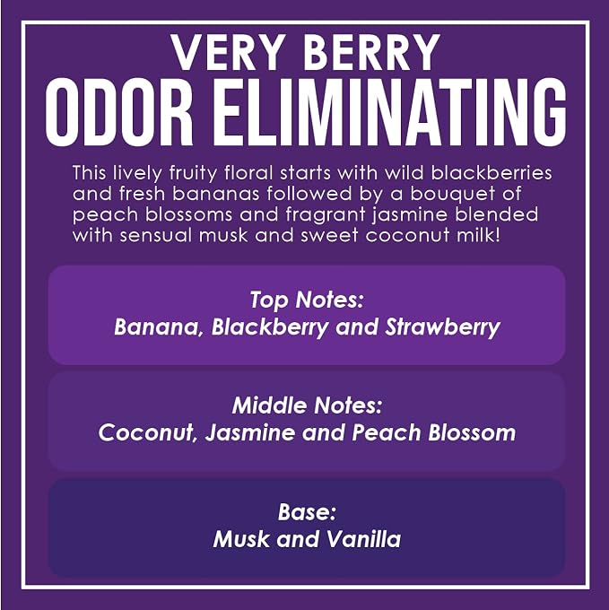 Very Berry Odor Eliminating Highly Fragranced Candle - Image 4
