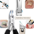 Toenail Clippers for Seniors Thick Toenails Angled Head Large Toe Nail Clippers - Image 5