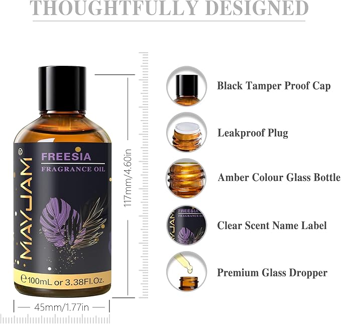MAYJAM 100ML/3.38FL.OZ Freesia Fragrance Oils - Image 8