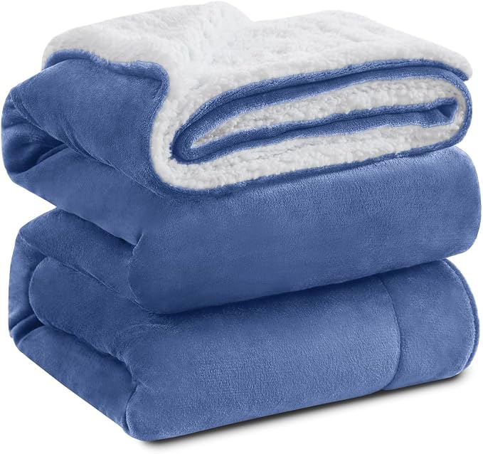 KAWAHOME Sherpa Fleece Twin Size Blanket by KAWAHOME