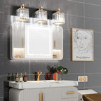 Aipsun Crystal Vanity Light Bathroom Lighting Fixtures 3 Light Modern Vanity - Image 5