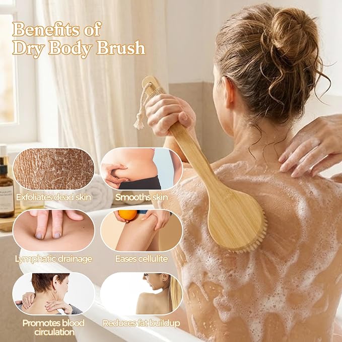 5 Packs Dry Brushing Body Brush Set - Image 3