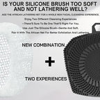 RamPula Face Scrubber & African Net, Silicone Exfoliating Brush - Image 2