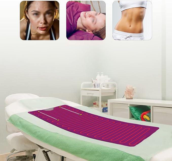 Sauna Blanket, 110V 650W Far Infrared Sauna Blanket Sauna Bag Body Shaper - Image 2