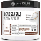 pureSCRUBS Premium Sandalwood Body Scrub Set by pureSCRUBS