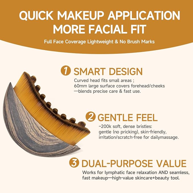 Lymphatic Contour Face Brush 2 Pack, - Image 8