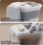 KASJ Collapsible Foot Spa with Electric Rotary and Hydro-Jet Massage, Foot Bath - Image 7