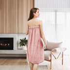 GOSCHE Towel Wrap for Women, Adjustable Shower Wrap Towel - Image 5