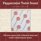 Our Own Candle Company, Peppermint Twist Scented Mason Jar Candle, 100 Hour - Image 2