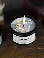 NEW Moon Handmade Candle, New Beginnings, Ritual Energy Gift, Intention - Image 3