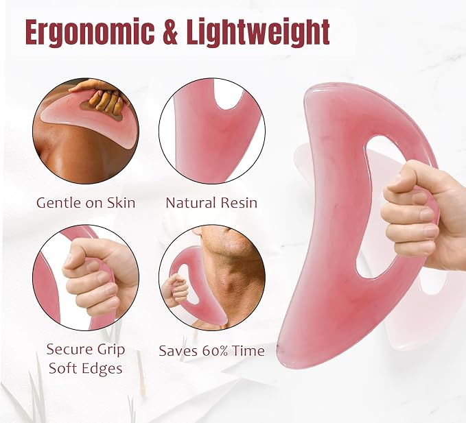 RAAFI Large Body Gua Sha Tool for Cellulite Removal, Lymphatic Drainage and - Image 4