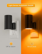 L LOHAS LED Night Light, Amber Nightlight, Dimmable Night Light, Light Sensor - Image 2
