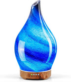 Porseme 150ml Essential Oil Diffuser Glass Color Changing Aroma Air Diffusers by Porseme