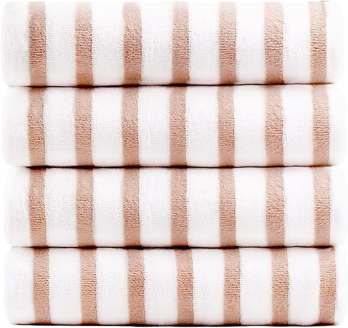 JML Beach Towels Set of 4, Microfiber Bath Towel - Image 2