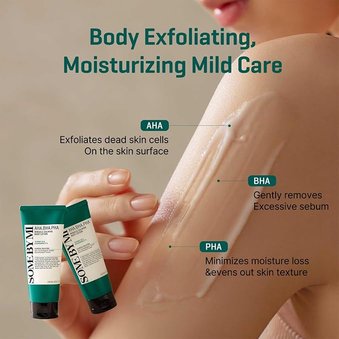 SOME BY MI AHA BHA PHA Miracle Calming Body Lotion – 6.76oz, 200ml – Korean - Image 4