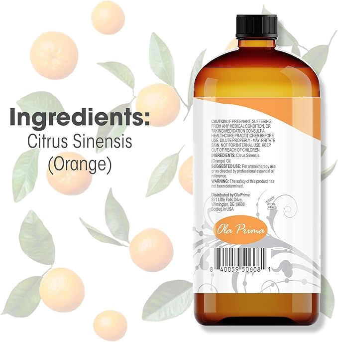 Ola Prima Oils - Orange Essential Oil Therapeutic Grade - Image 2