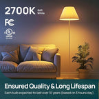 Linkind A19 LED Light Bulbs Dimmable, 60W Equivalent, 2700K Soft White LED - Image 5