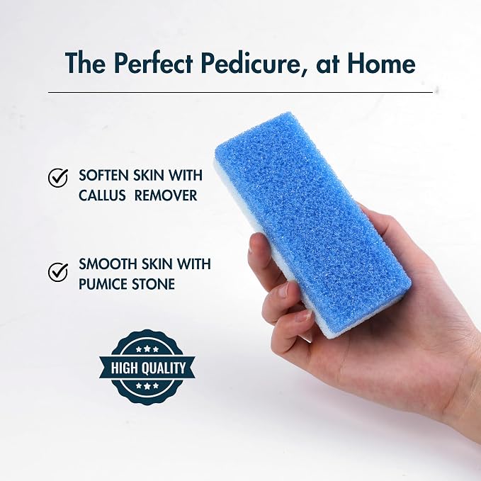 DeEnti Double Pumice Pack, Bundle Includes Mint Scented Callus Remover - Image 6