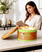 AOOVOO Palo Santo Candle for Meditation & Cleansing - Image 5