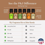 P&J Fragrance Oil Autumn Set | Brown Sugar, Harvest Spice, Forest Pine - Image 3