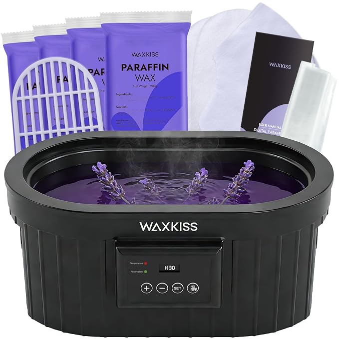 Paraffin Wax Machine for Hand and Feet, Waxkiss 5000ml Paraffin Bath by waxkiss
