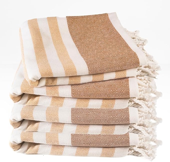 Cotton Turkish Beach Towel by 9Threads