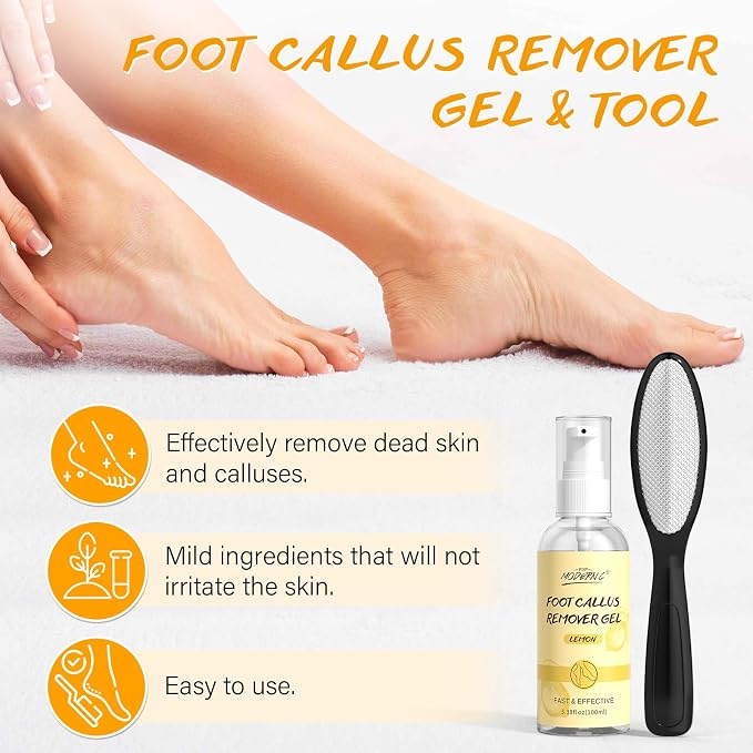 Pedicure Kit For Feet 5pcs Foot Spa Set For Christmas Birthday Valentine's - Image 3
