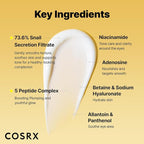 COSRX Snail Mucin Peptide Under Eye Cream, 0.84 fl oz, 73.7% Snail Mucin and - Image 3