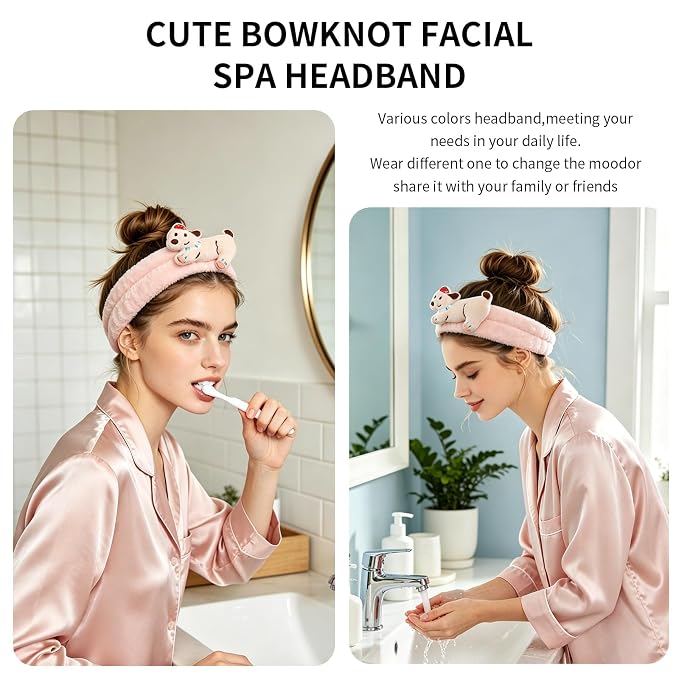 PERFECTSIGHT Kawaii Headband for Spa, Washing Face, Party - Image 4