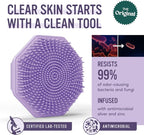 Sud Scrub® Antimicrobial Silicone Face Scrubber, 1 Pack, Gentle Face Exfoliator - Image 2
