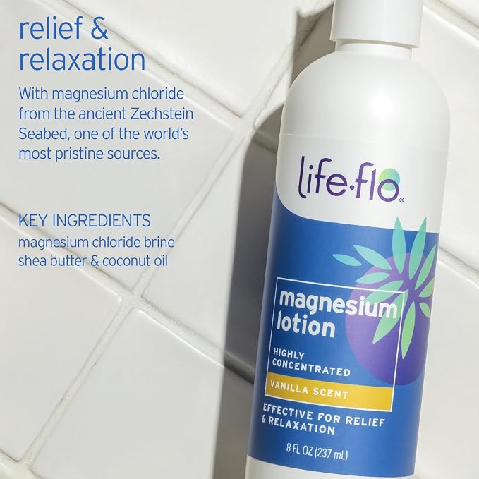 LIFE-FLO Magnesium Lotion and Pure Magnesium Oil Spray Bundle - Image 2
