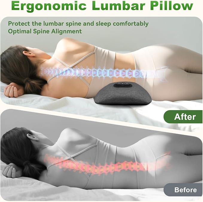 3 in 1 Electric Lumbar Massager Support Pillow - Image 6