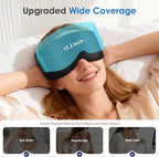 Weighted Eye Mask for Sleeping, Silk Sleep Mask for Side Sleeper - Image 4