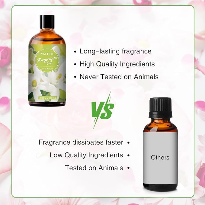 PHATOIL 3.38FL.OZ Orange Blossom Fragrance Oils - Image 5