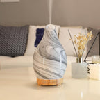 Essential Oil Diffuser, Art Glass Ultrasonic Aromatherapy Diffuser by inrorans