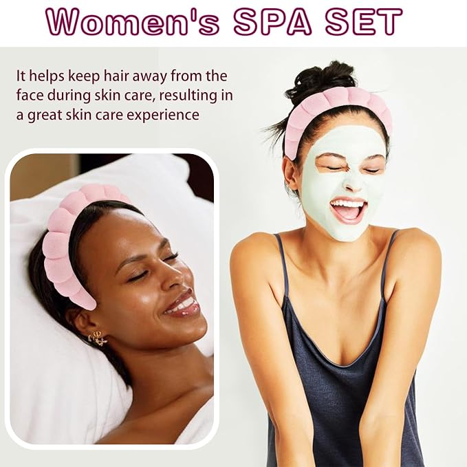 CUBACO Spa Headband and Wristband Set - Image 7